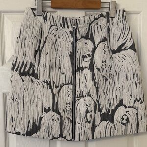 Opening Ceremony Black and White Mini Skirt